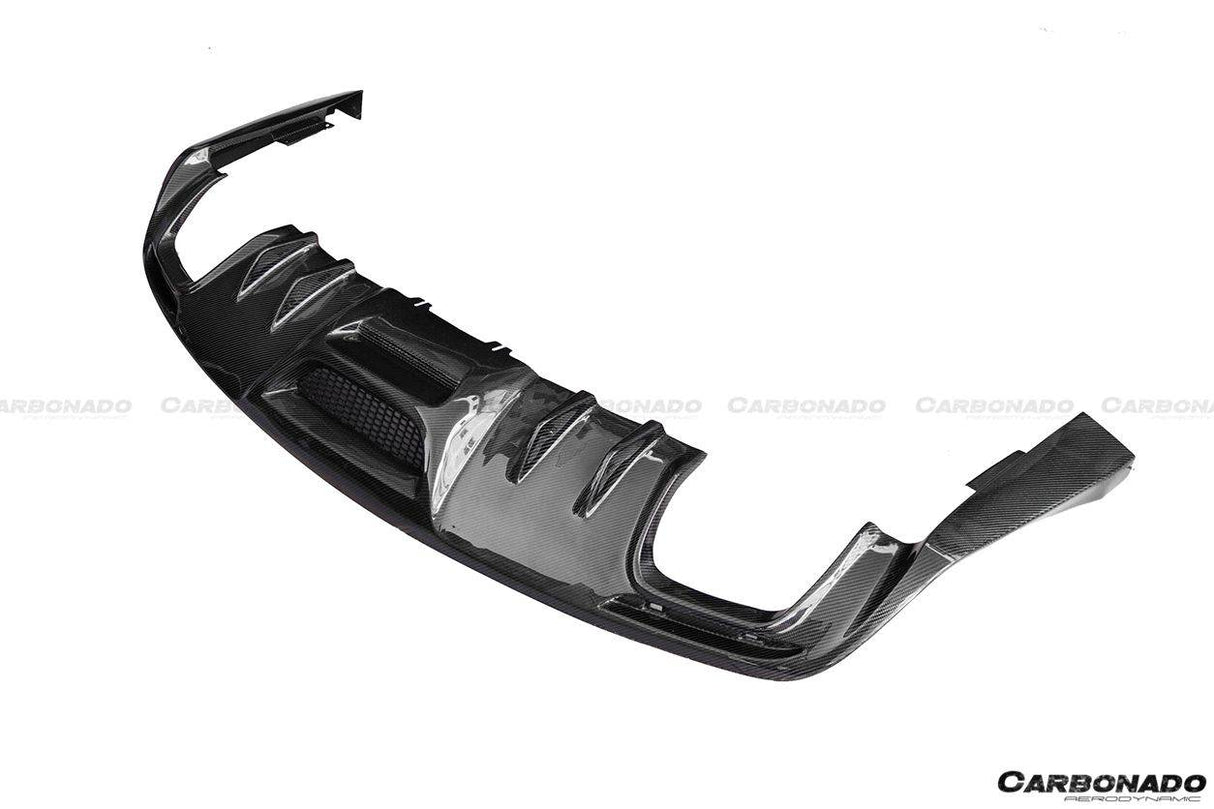 2015-2017 Ford Mustang Rsh Style Carbon Fiber Rear Lip