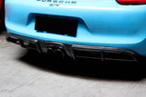 2012-2016 Porsche 981 Boxster  Cayman GT4 Style Rear Diffuser
