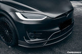 2016-2021 Tesla Model X SUV RZS Style Carbon Fiber Front Canards