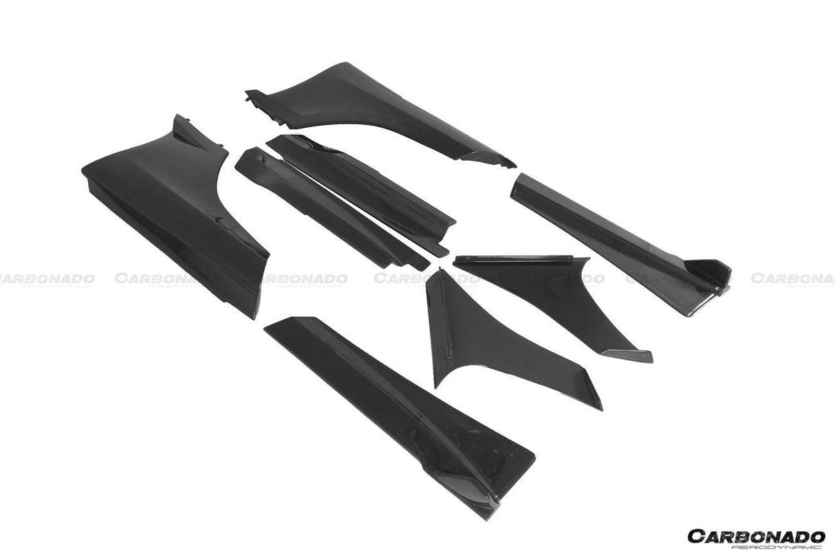 2011-2017 McLaren 650S MP4 12C Rebel Performance Style Side Skirts