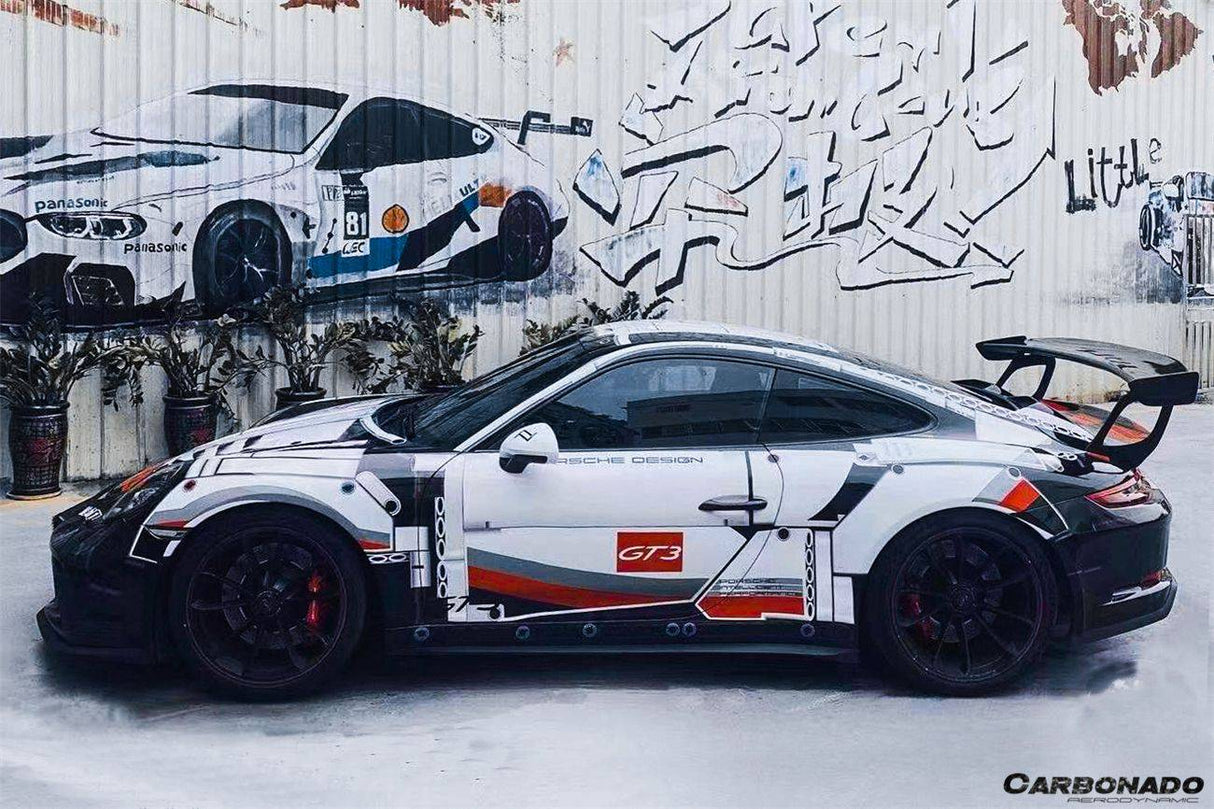2012-2015 Porsche 911 991.1 Carrera  S GT2RS Style Side Skirts