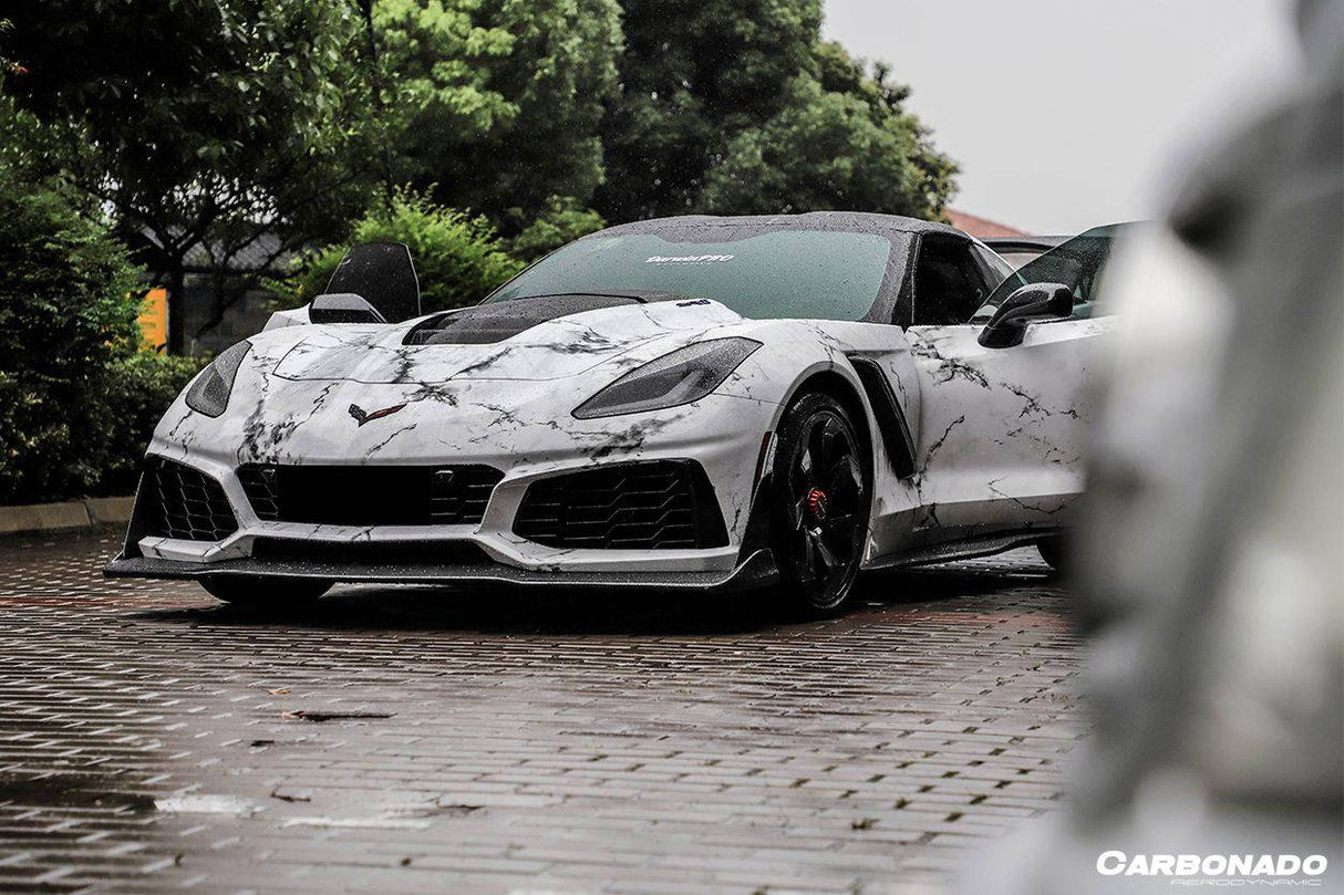 2013-2019 Corvette C7 Z51 ZR1-Style Front Conversion Body Kit