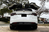 2019-2021 Tesla Model X SUV RZS Style Carbon Fiber Rear Diffuser