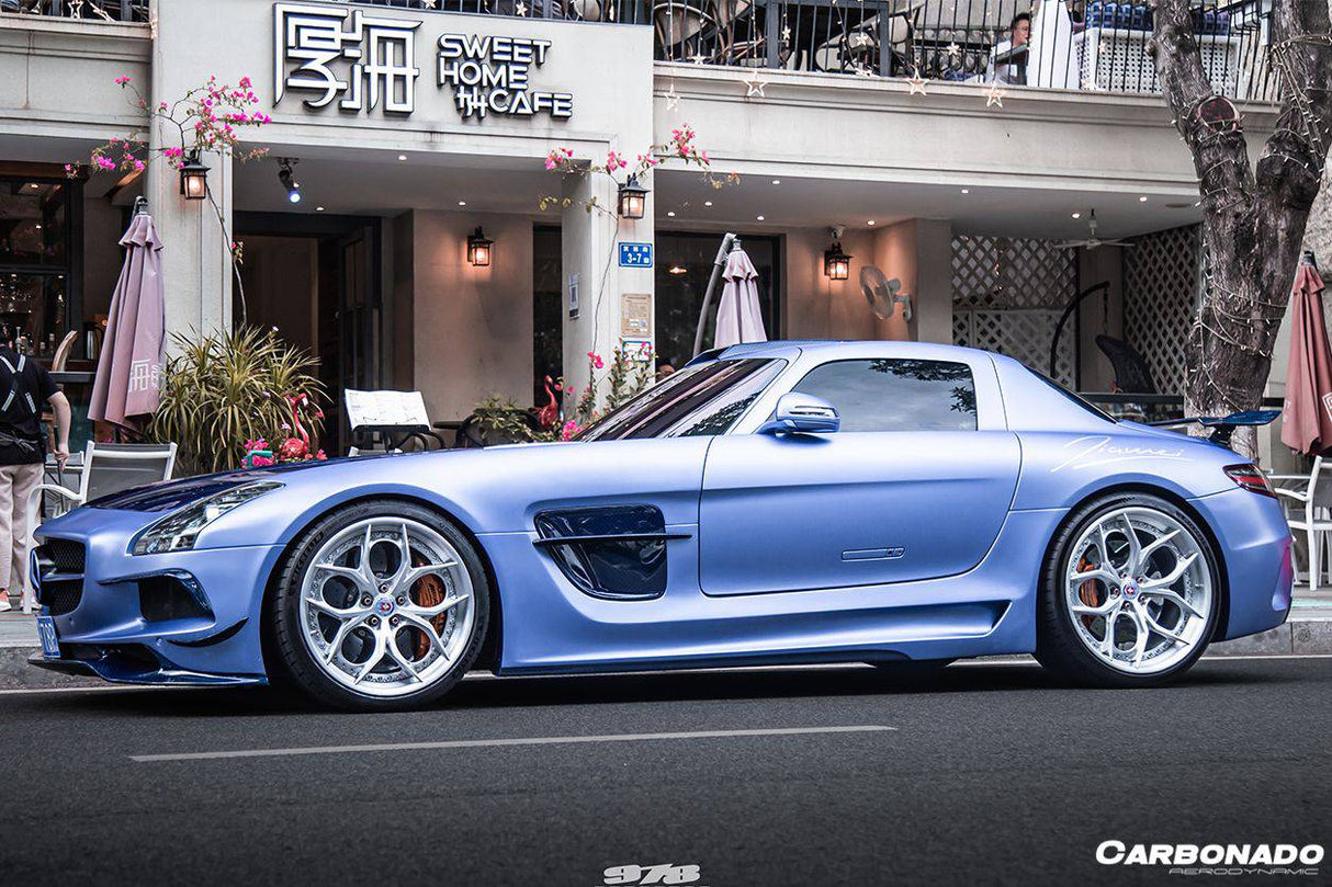 2010-2015 Mercedes Benz W197 SLS AMG BKSS Style Side Skirts & Fender