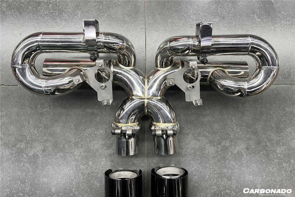 2019-2024 Porsche 911 992 Carrera  S  4  4S  Targa  Cabriolet Exhaust (for GT3 Style Bumper)