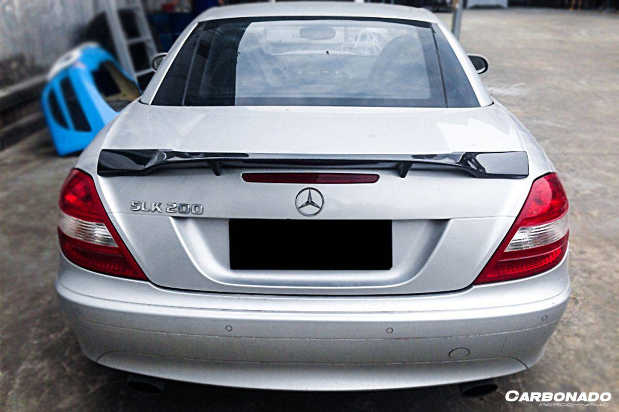 2005-2011 Mercedes Benz SLK R171 RT Style Carbon Fiber Trunk Spoiler