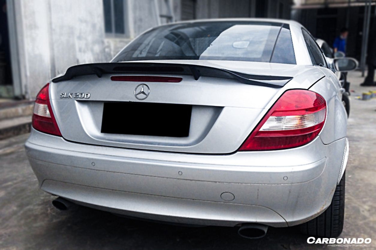 2005-2011 Mercedes Benz SLK R171 RT Style Carbon Fiber Trunk Spoiler