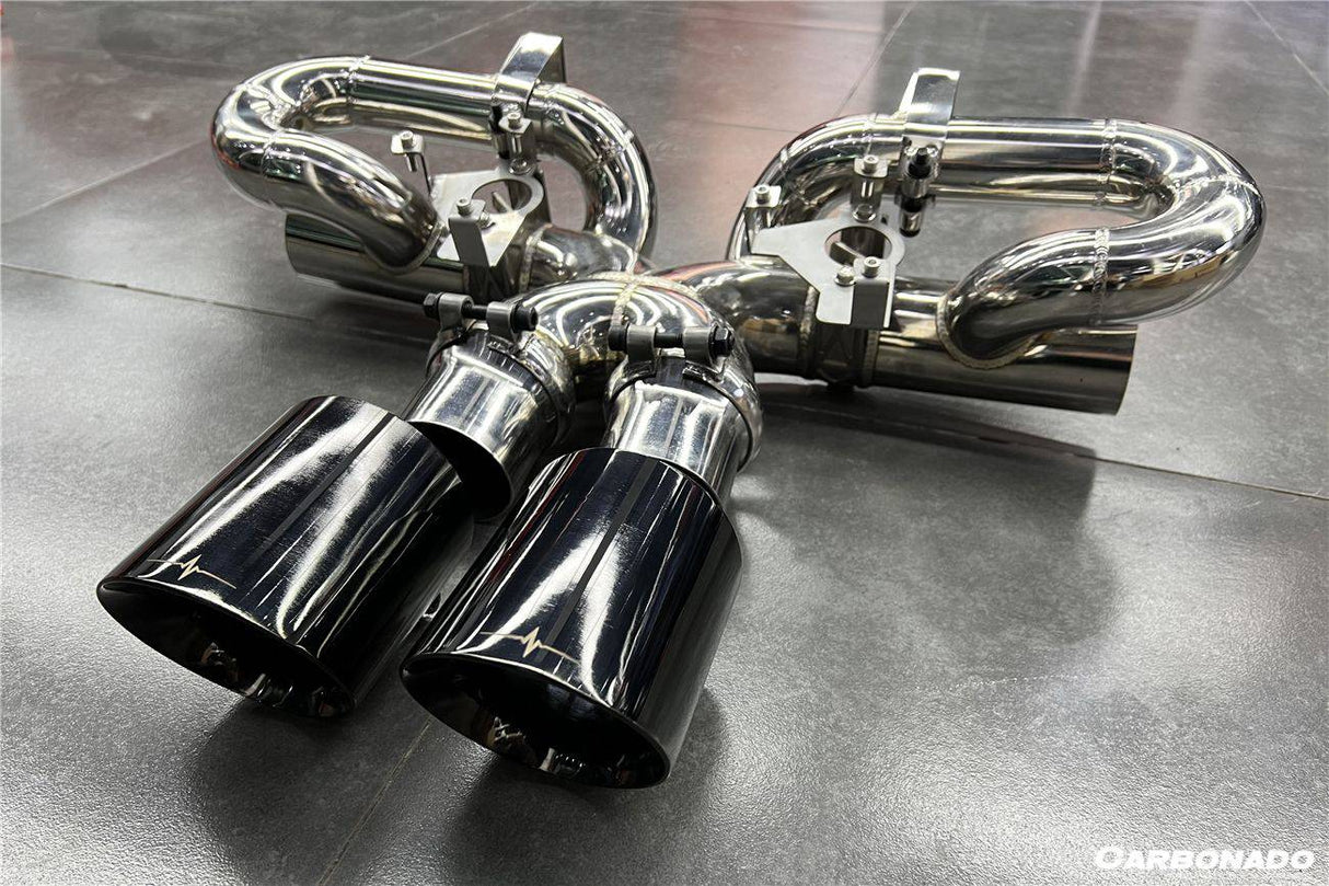 2019-2024 Porsche 911 992 Carrera  S  4  4S  Targa  Cabriolet Exhaust (for GT3 Style Bumper)