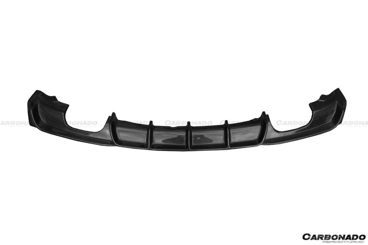 2013-2019 BMW 3 Series F30 F35 MP Style Carbon Fiber Qual Exhaust Rear Lip (For M-Tech Only)