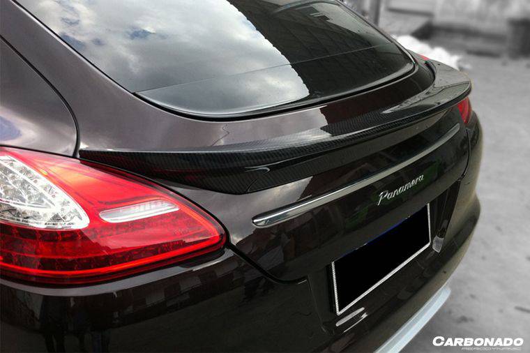 2010-2013 Porsche Panamera 970.1 TAS Style Carbon Fiber Trunk Spoiler