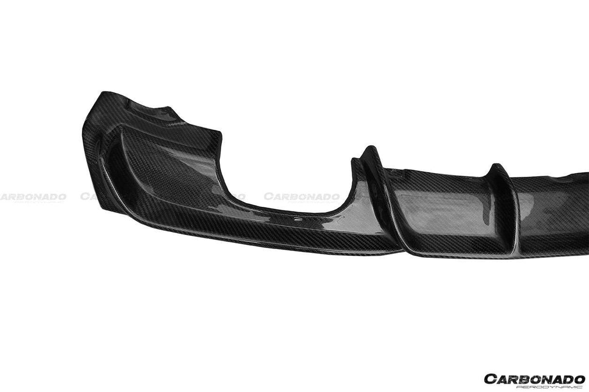 2013-2019 BMW 3 Series F30 F35 MP Style Carbon Fiber Qual Exhaust Rear Lip (For M-Tech Only)