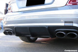 2008-2011 Mercedes Benz W204 C63 AMG AK STYLE CARBON FIBER DIFFUSER
