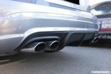 2008-2011 Mercedes Benz W204 C63 AMG AK STYLE CARBON FIBER DIFFUSER