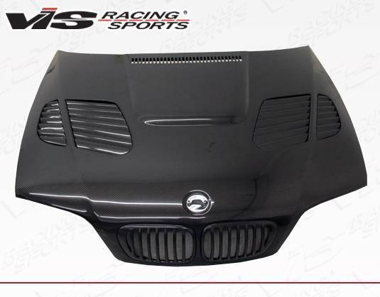 2001-2006 BMW 3 SERIES M3 2 doors GTR Style Carbon Fiber Black Hood
