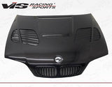 2001-2006 BMW 3 SERIES M3 2 doors GTR Style Carbon Fiber Black Hood