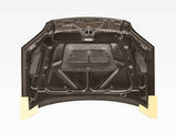 2001-2003 Honda Civic 4 doors 2 doors EVO Style Carbon Fiber Black Hood