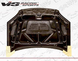 2001-2003 Honda Civic 4 doors 2 doors EVO Style Carbon Fiber Black Hood