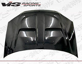 2001-2003 Honda Civic 4 doors 2 doors XTREME GT Style Carbon Fiber Black Hood