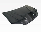 2001-2003 Honda Civic 4 doors 2 doors INVADER Style Carbon Fiber Black Hood
