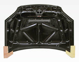 2001-2003 Honda Civic 4 doors 2 doors INVADER Style Carbon Fiber Black Hood