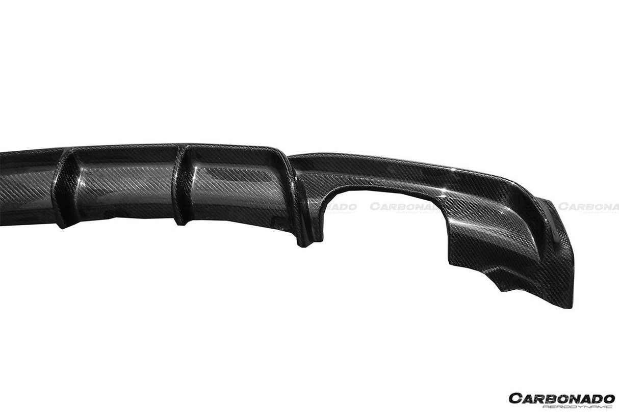 2013-2019 BMW 3 Series F30 F35 MP Style Carbon Fiber Qual Exhaust Rear Lip (For M-Tech Only)