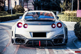 DarwinPRO 2008-2023 Nissan GTR R35 CBA DBA EBA BKSSII Style Rear Bumper with Diffuser Undertray And LED Light