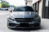 2015-2021 Mercedes Benz W205 C63  S AMG Coupe BKSS Style Carbon Fiber Front Lip