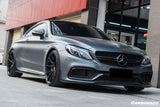 2015-2021 Mercedes Benz W205 C63  S AMG Coupe BKSS Style Carbon Fiber Front Lip