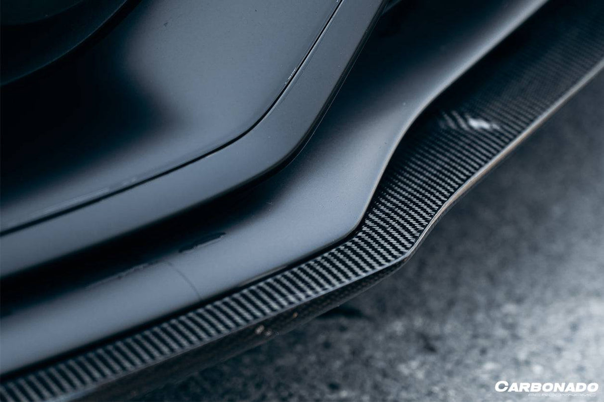 2015-2021 Mercedes Benz W205 C63  S AMG Coupe BKSS Style Carbon Fiber Front Lip