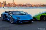 2017-2021 Lamborghini Aventador Autoclave Carbon Fiber Rear Side Scoops Carbonado Oem Fits: LP740 Roadster