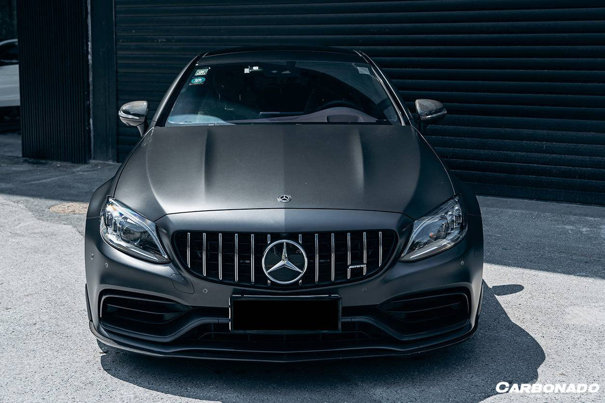 2015-2021 Mercedes Benz W205 C63  S AMG Coupe BKSS Style Carbon Fiber Front Lip