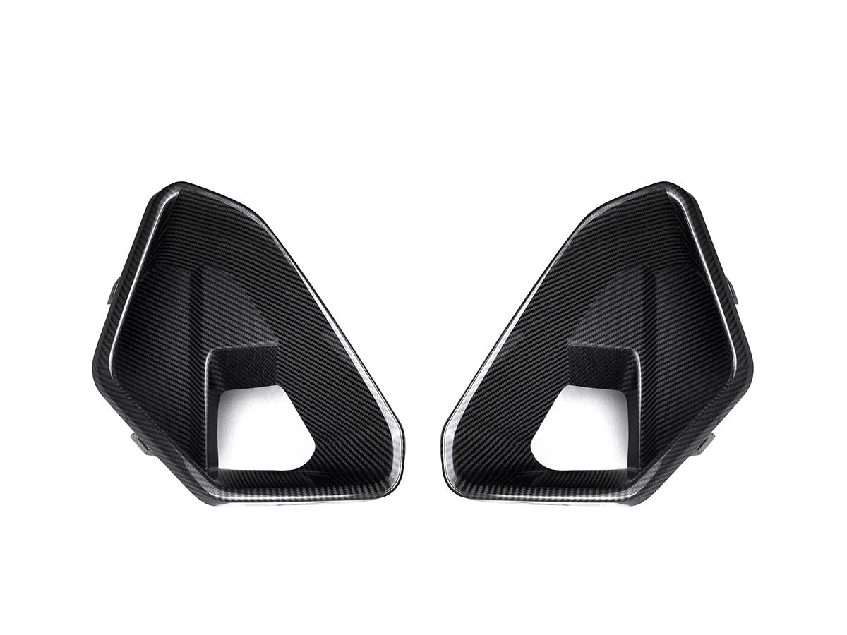 AutoTecknic Carbon Fiber Front Bumper Air Vent Set - BMW G06 X6 M-Sport LCI