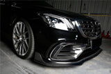 2017-2020 Mercedes Benz S63 AMG W222.2 Sedan MSY Style Carbon Fiber Front Lip