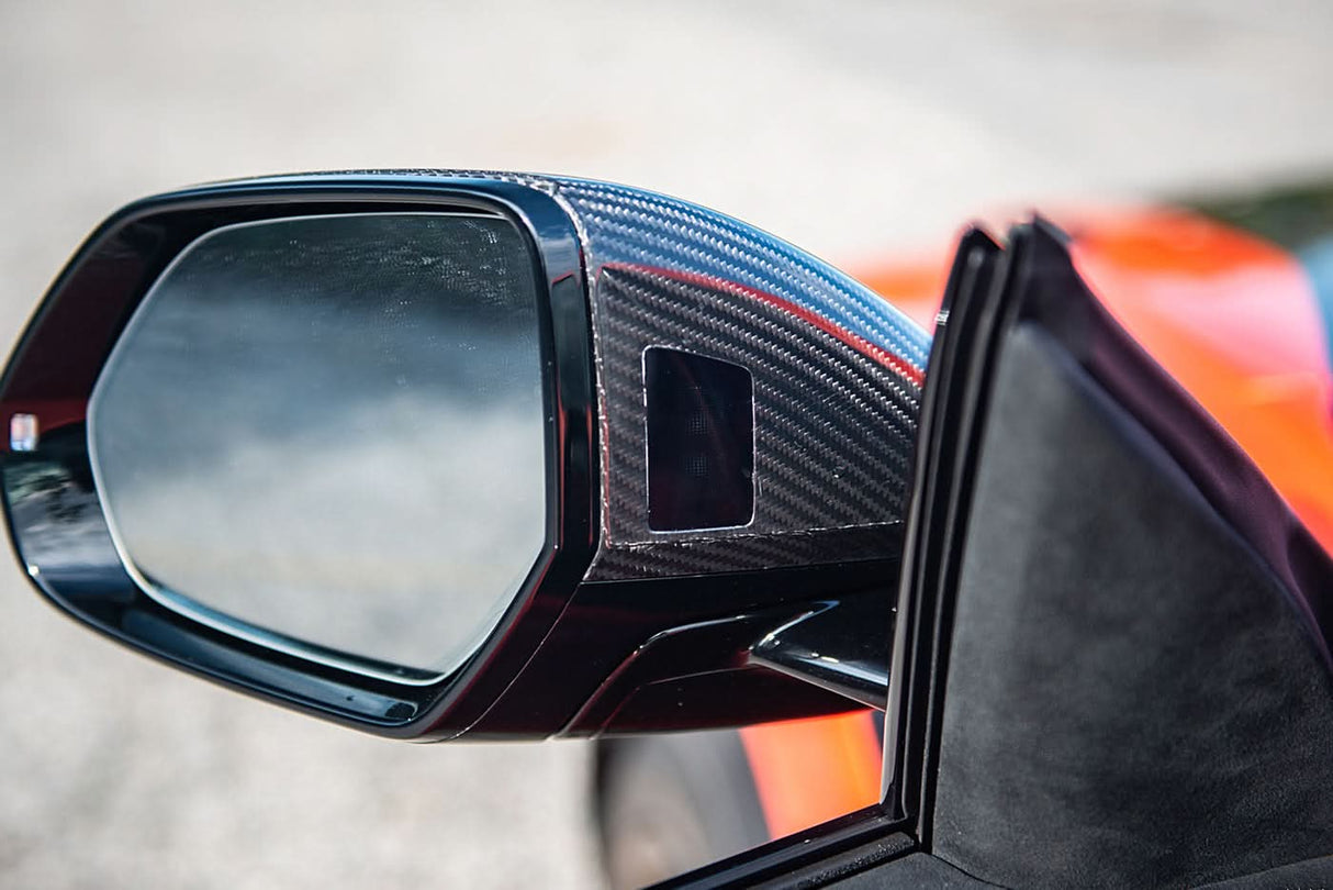 2018-2025 Lamborghini URUS Convert 2023 Performante Dry Carbon Fiber Mirror Housing with BSA holes Replacement