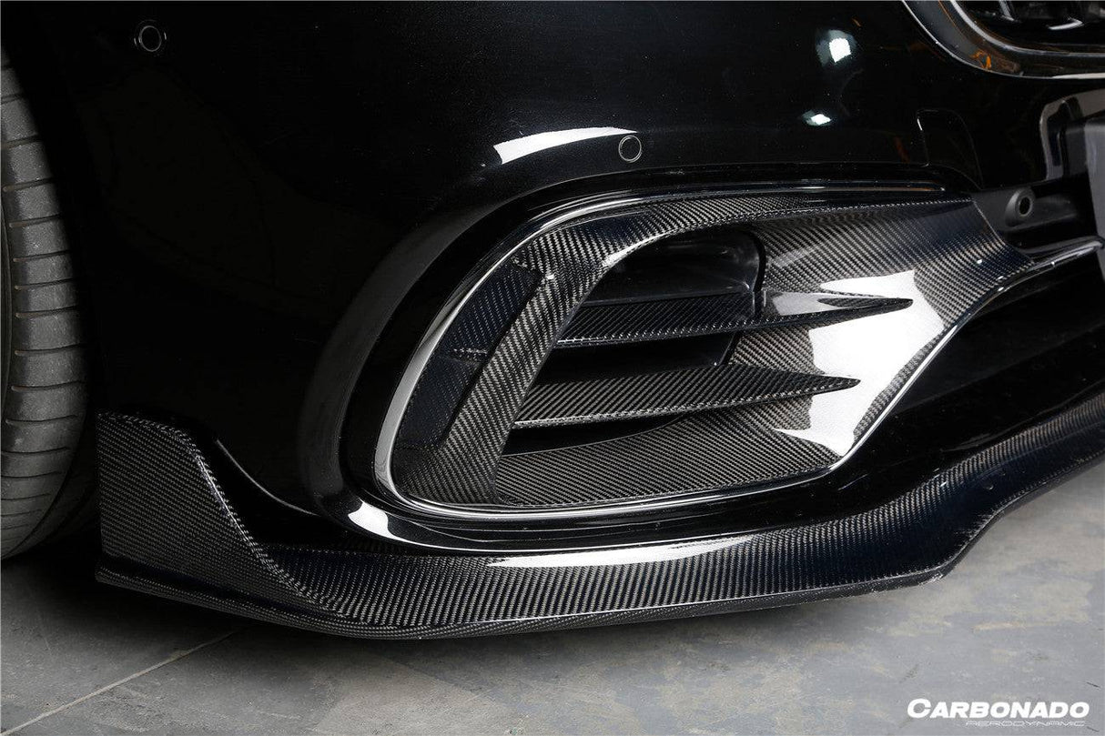 2017-2020 Mercedes Benz S63 AMG W222.2 Sedan MSY Style Carbon Fiber Front Bumper Vents