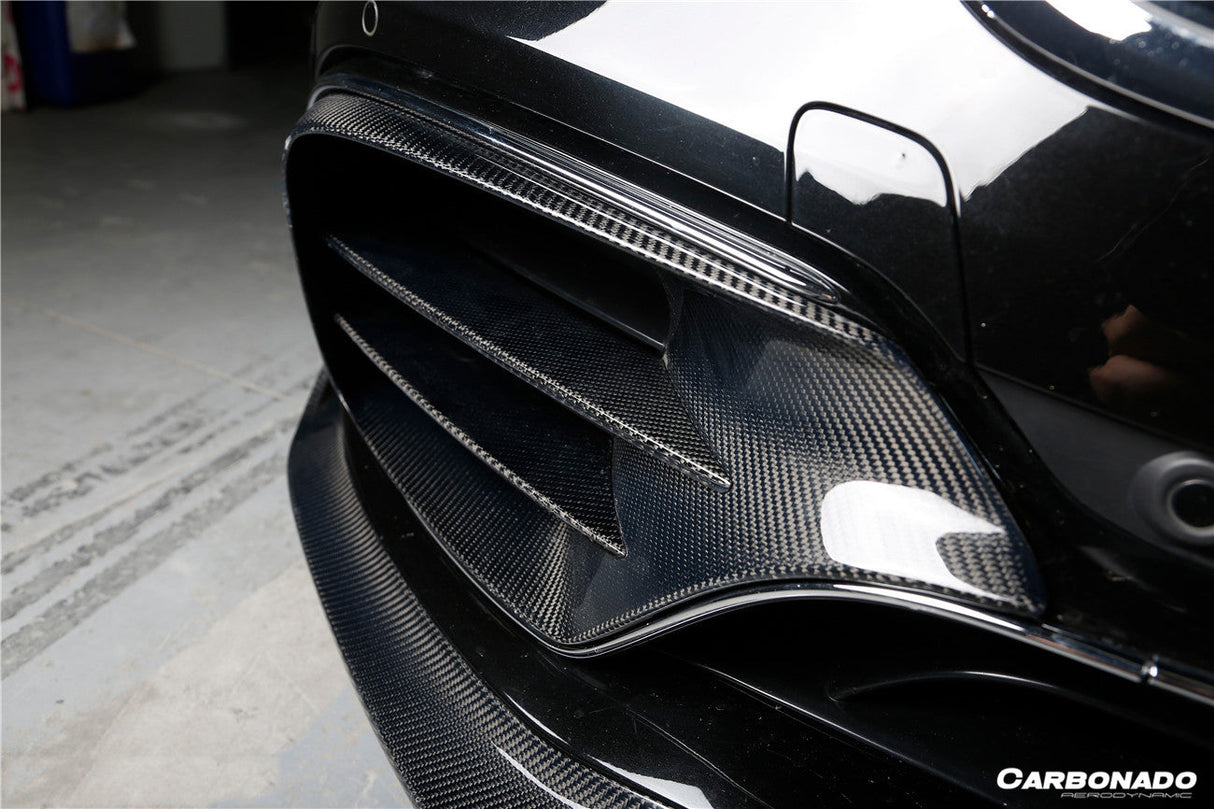 2017-2020 Mercedes Benz S63 AMG W222.2 Sedan MSY Style Carbon Fiber Front Bumper Vents