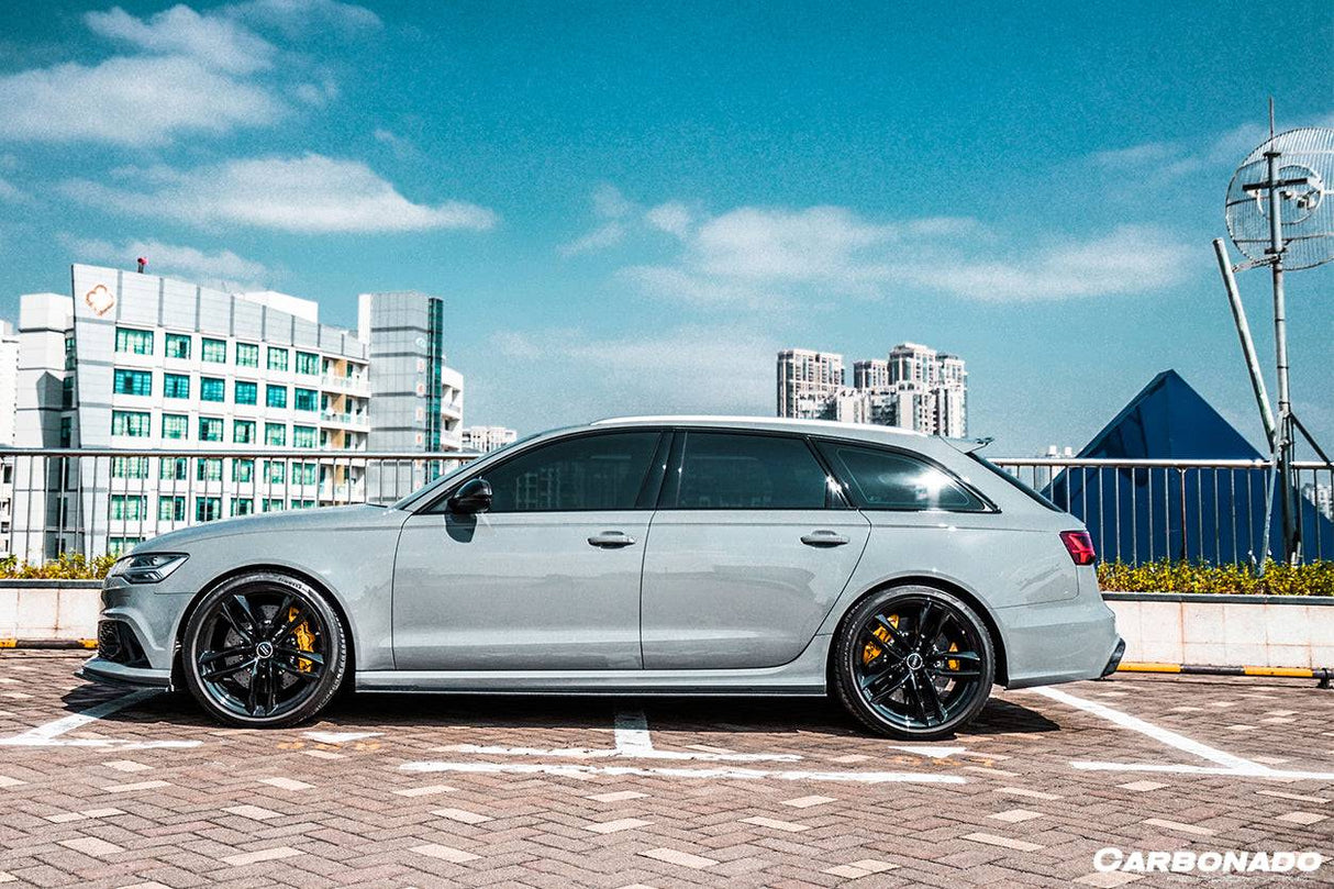 2013-2018 Audi RS6 Avant MN Style Carbon Fiber Side Skirts