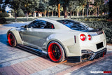 DarwinPRO 2008-2023 Nissan GTR R35 CBA DBA EBA BKSSII Style Rear Bumper with Diffuser Undertray And LED Light