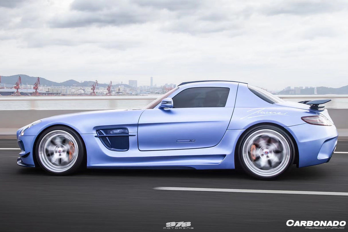 2010-2015 Mercedes Benz W197 SLS AMG BKSS Style Carbon Fiber Trunk Spoiler