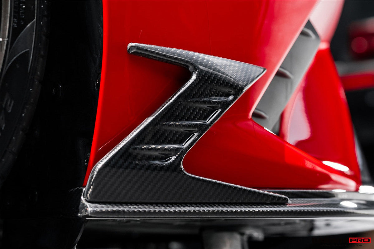 2019-2025 Lamborghini Huracan EVO RWD Dry Carbon Front Lip - DarwinPRO (ADV2)
