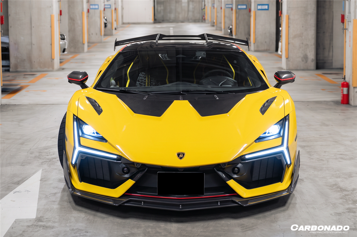 2024-UP Lamborghini Revuelto BK Style Autoclave Carbon Fiber Front Lip