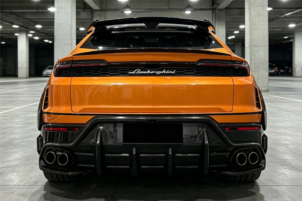 2025-UP Lamborghini Urus SE UB Style Autoclave Carbon Fiber Rear Diffuser Lip