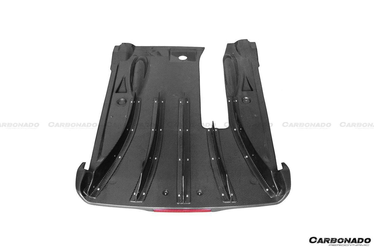 2012-2023 Nissan GTR R35 DBA & EBA NISMO Style Carbon Fiber Rear Diffuser With Canards & Break Light