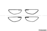 2015-2021 Mercedes Benz W205 C Class GLC X253 Carbon Fiber Interior Door Handle Cover Trim