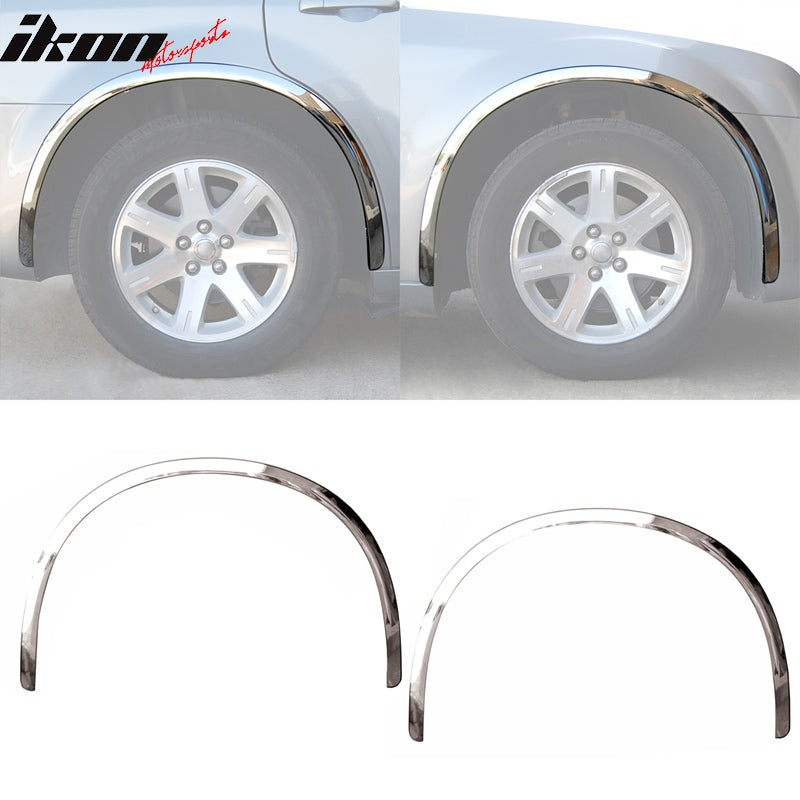 2005-2010 Chrysler 300 Fender Flares Stainless Steel Mirror Finish