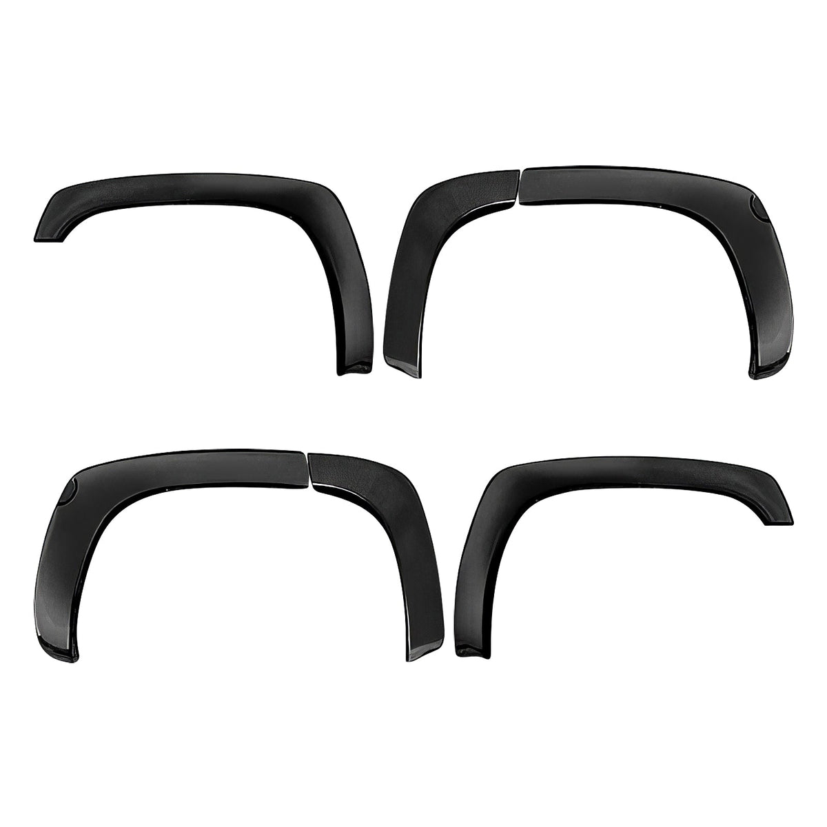 Clearance! 2000-2006 GMC Yukon Black Wheel Arch Fender Flares Cover Protector