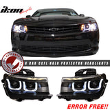 2010-2013 5TH to 6TH Gen Camaro ZL1 Front Bumper + Headlights + DRL
