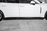 2017-2023 Porsche Panamera 971 KDA Style Autoclave Carbon Fiber Side Skirts