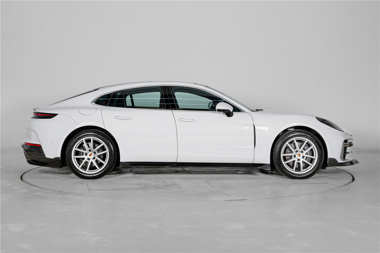 2017-2023 Porsche Panamera 971 KDA Style Autoclave Carbon Fiber Side Skirts