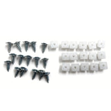 2002-2006 Chevrolet Avalanche 1500/2500 Wheel Fender Trims Dark Gray ABS 4PCS Set
